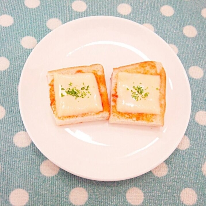 幼児食♡なんちゃってピザトースト